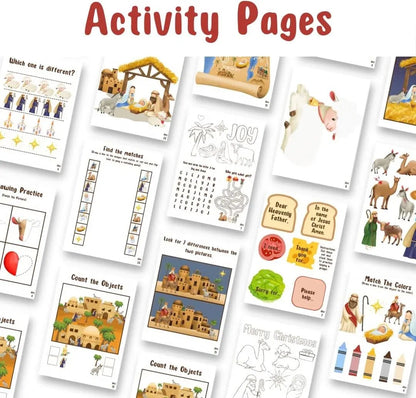 🔥Last Day 50% OFF -✝️ Searching for Jesus Advent Set | 25-Day Christmas Hide & Seek