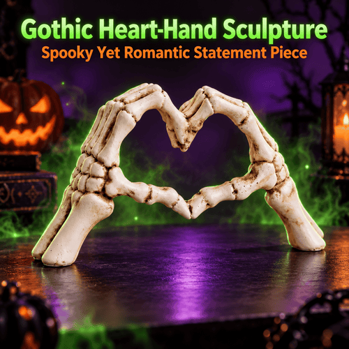 🎁Last Day Promotion 49% OFF🔥Gothic Skeleton Heart-Hand Statue