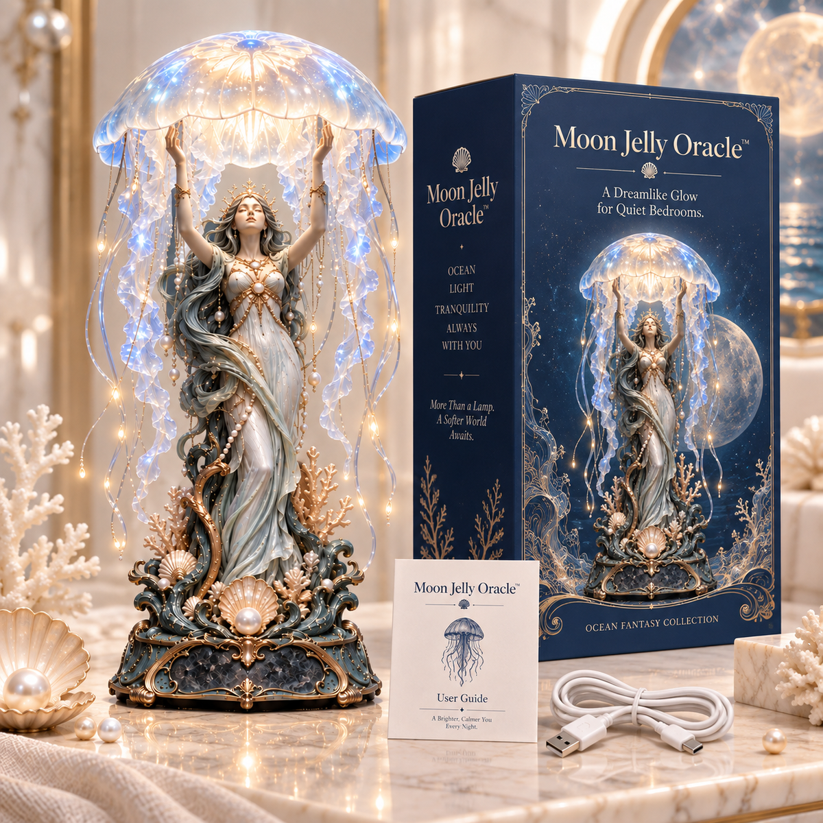 Moon Jelly Oracle rear power connection