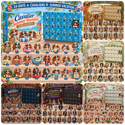 🐾Cavalier Adventures 24-Day Advent Calendar – 6 Themed Collections ✨