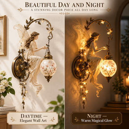 🧚✨ Enchanted Fairy Blossom Lantern Wall Light 🌸🏮