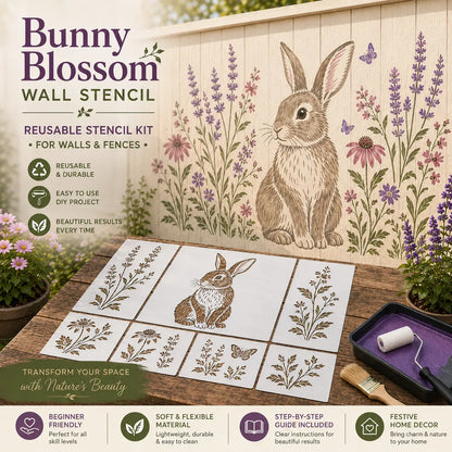 📦Limited Stock 49% OFF 🌿 Garden Wall Stencil™—Make your walls look lively and not monotonous🎁Give your child a vivid home🏠