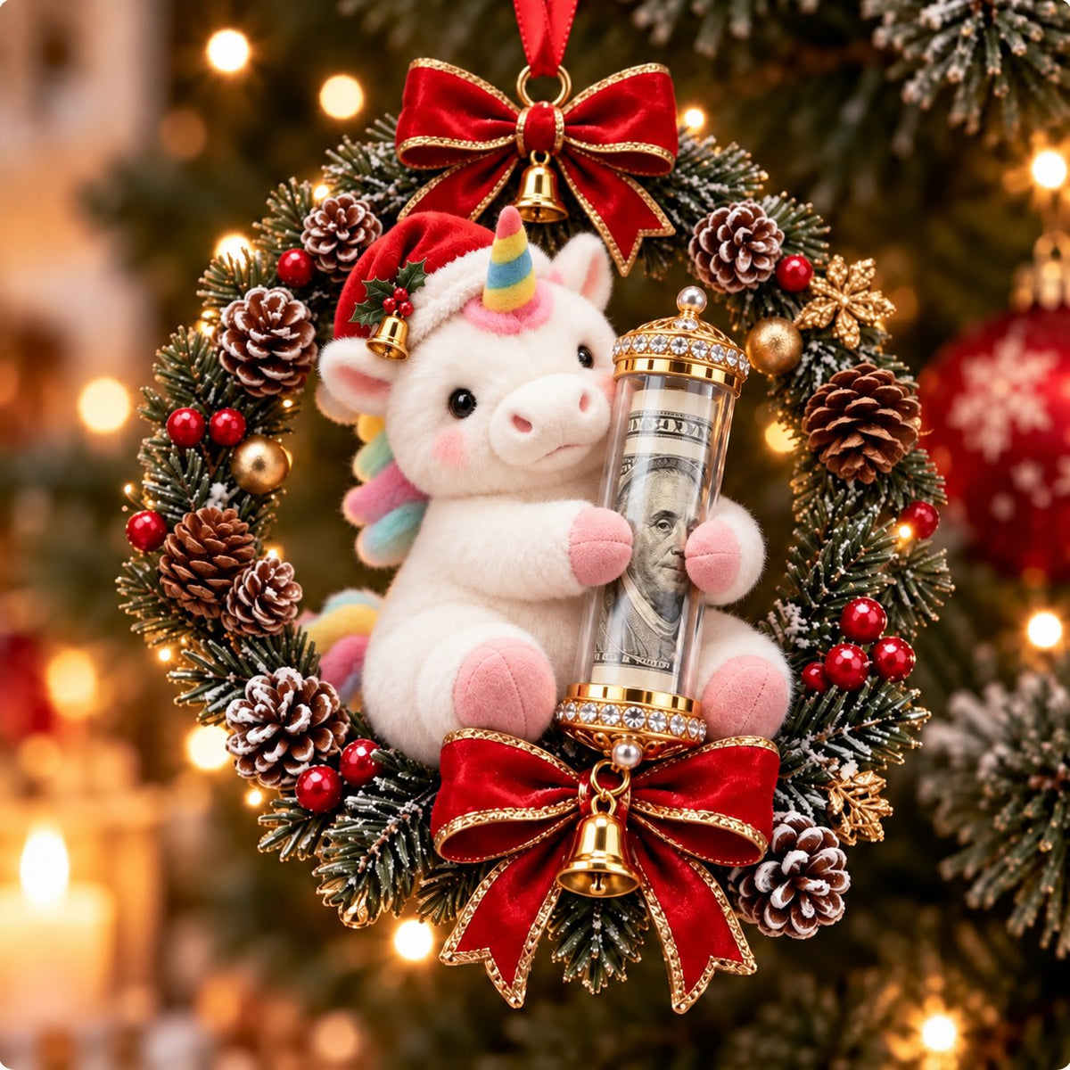 🎄 💵 Christmas Cash Gift Ornament -  ✨A Fun Way to Give Money This Christmas
