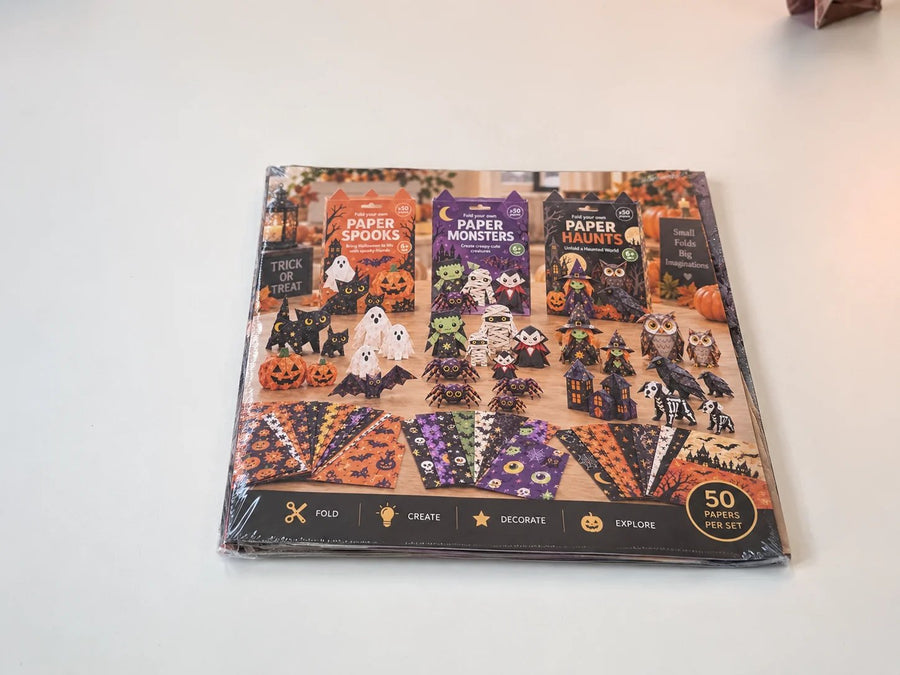 Halloween paper craft packaging