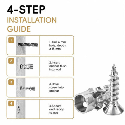 6×14mm Door Hinge Thread Repair Screws Kit