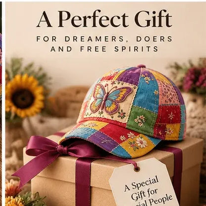 🦋🎶Coat of Many Colors — Country Queen Butterfly Cap