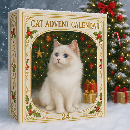 Advent Calendar 2026 Cat Advent Calendar Gift for Adults Friends Cat Owners and Lovers Christmas Holiday Countdown Gift 24 Designs Cats Charm Christmas Tree Ornament