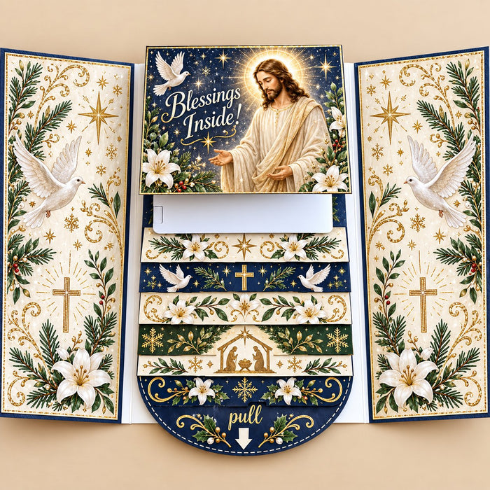 Jesus Blessing gift card booklet
