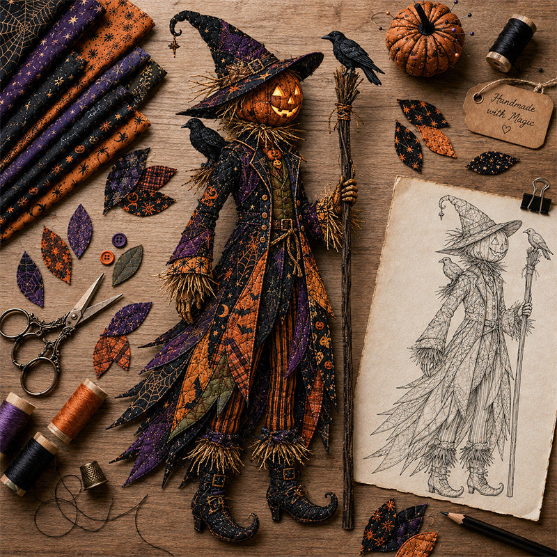 DIY Halloween Patchwork Character Kit