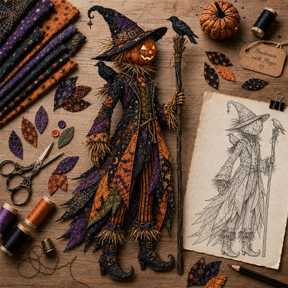 DIY Halloween Patchwork Character Kit