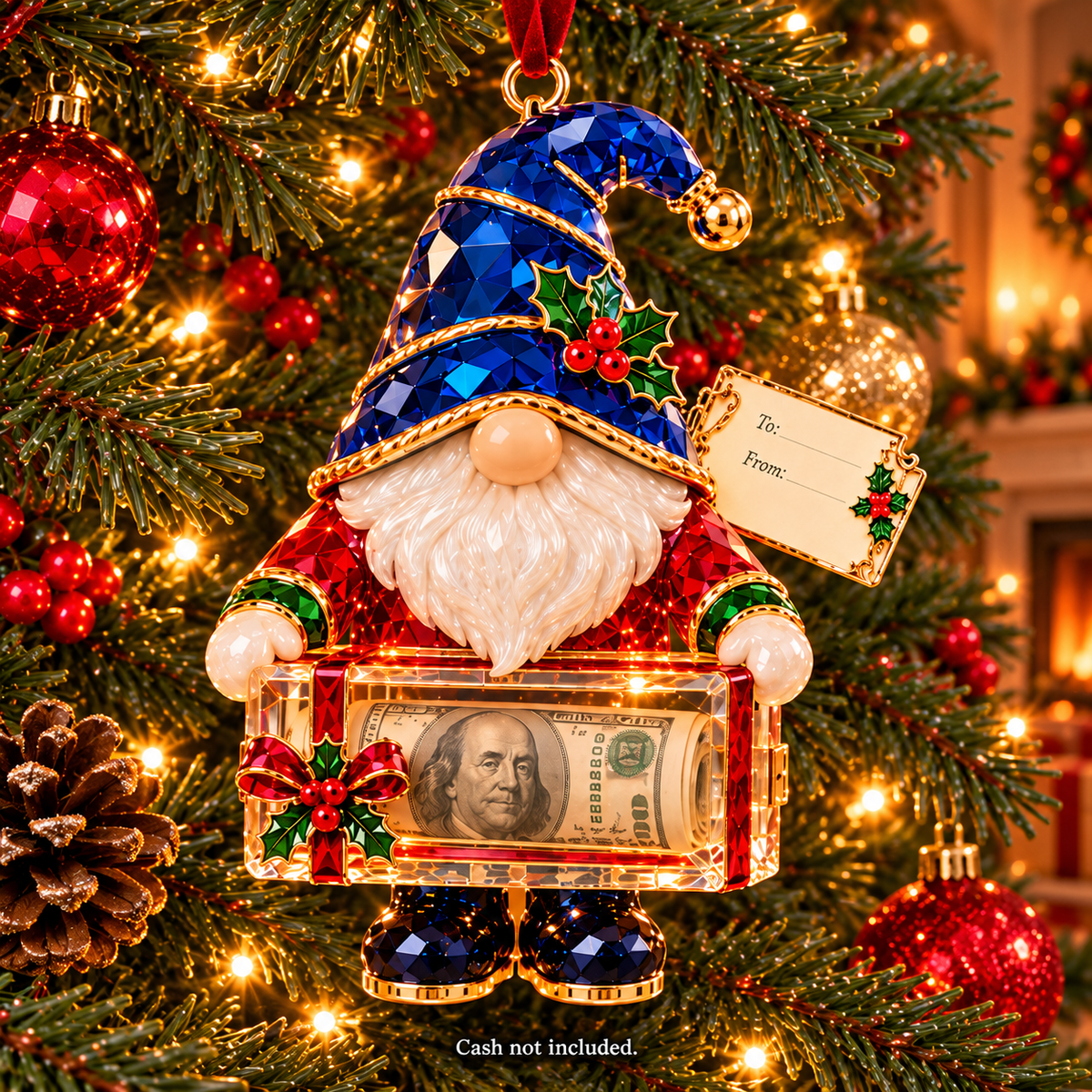 Christmas Gnome Money Holder Ornaments – 6 Festive Designs with Gift Tags