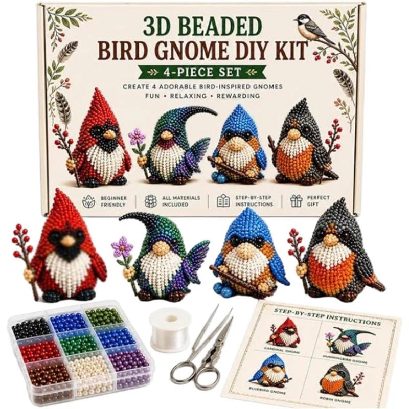 3D Beaded Animal DIY Craft Kit