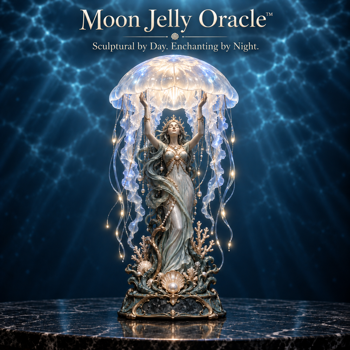 Moon Jelly Oracle product size guide