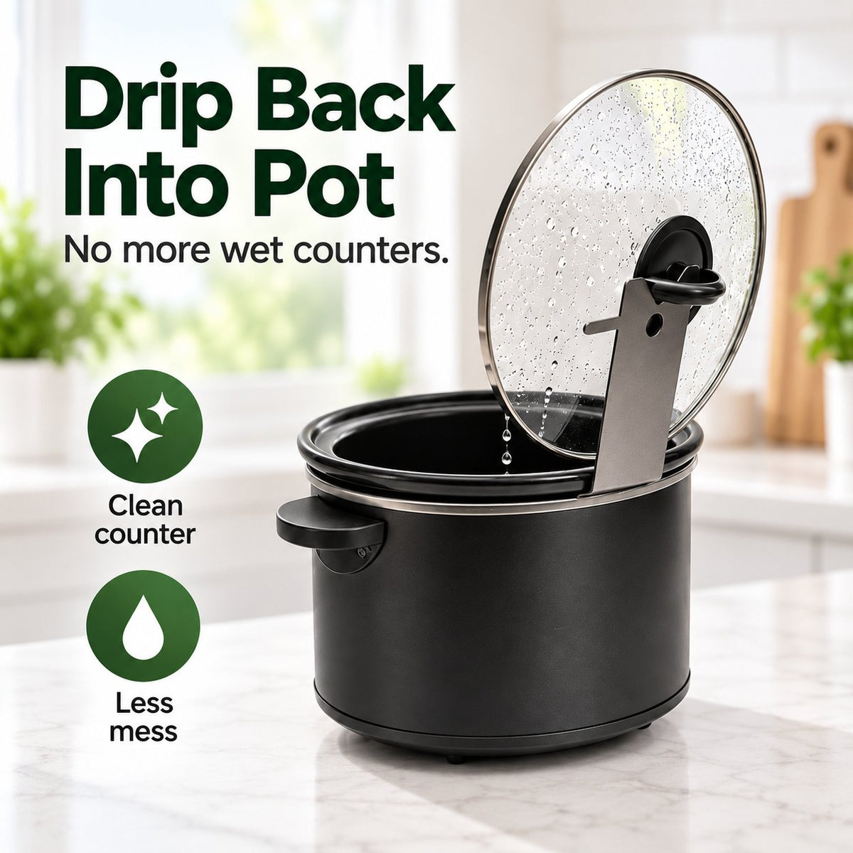 🔥LAST DAY 50% OFF - 🍳Multifunctional Anti-Slip Cooker Lid Stand - Space-Saving Kitchen Counter Organizer