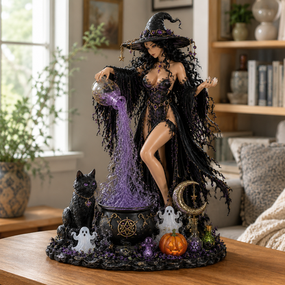 🧙‍♀️🔮 Midnight Witch’s Enchanted Potion Light 💜✨