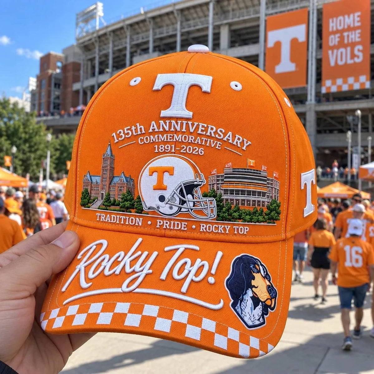 🇺🇸 Last Day Promo: 69% OFF🐶Rocky Top 135th Anniversary Commemorative Cap🏈