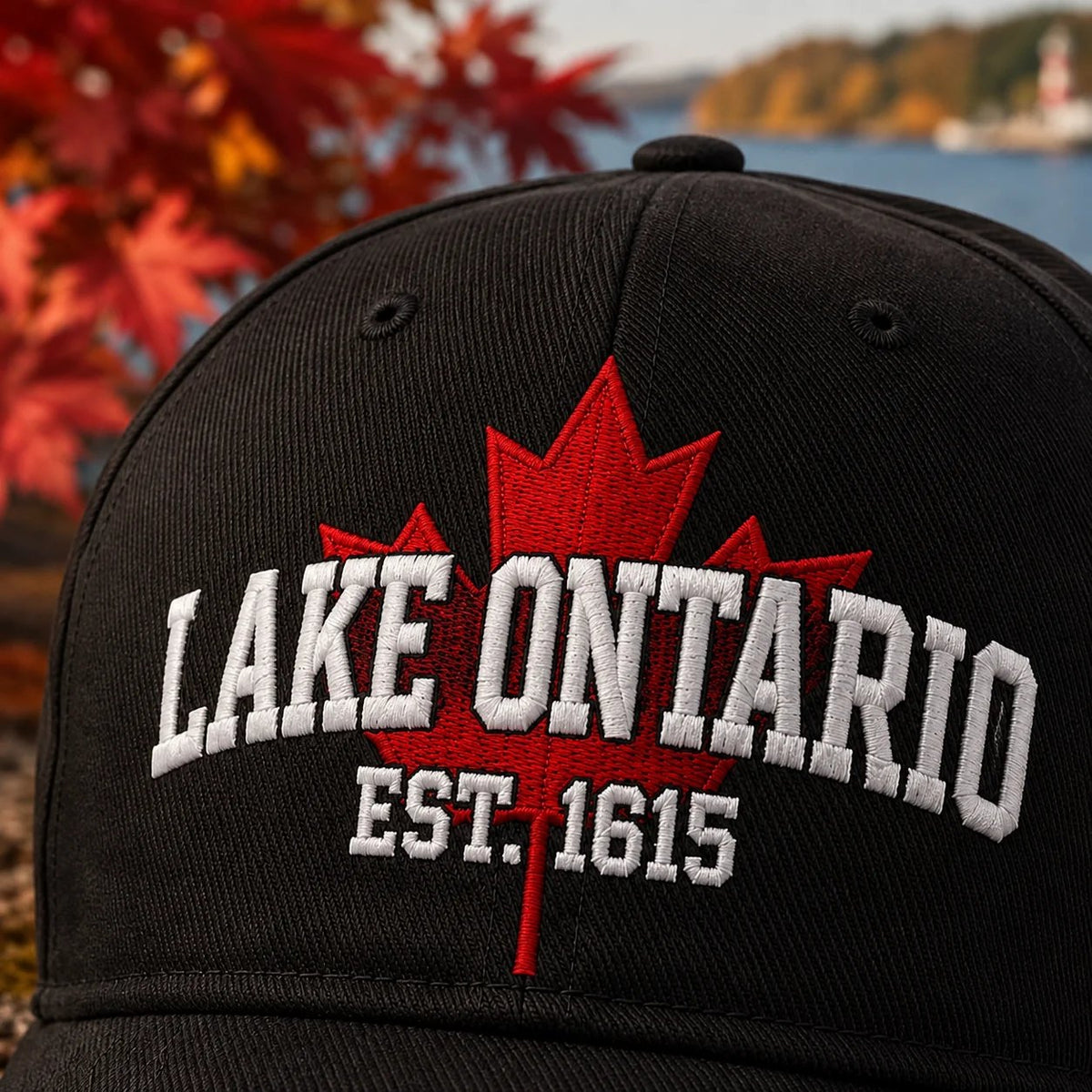 🔥LAST DAY 50% OFF - 🍁Lake Ontario Forever – Heritage Embroidered Cap (🧢100% Cotton)
