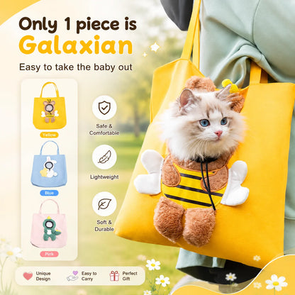 Pet Carrier Sling Bag – Breathable Canvas Shoulder Bag for Small Dogs & Cats