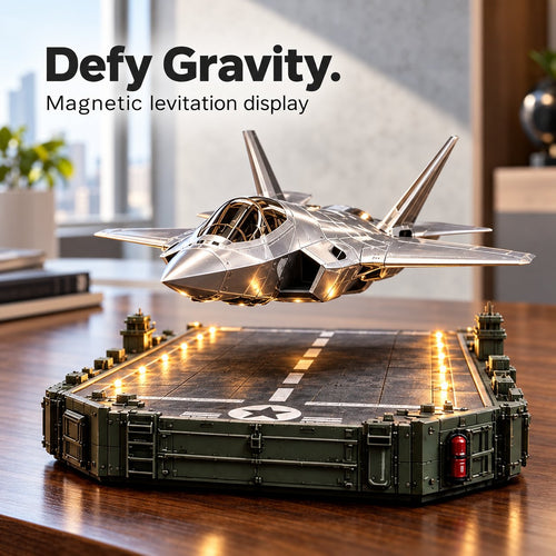 ✈️ Magnetic Levitation Fighter Jet Model