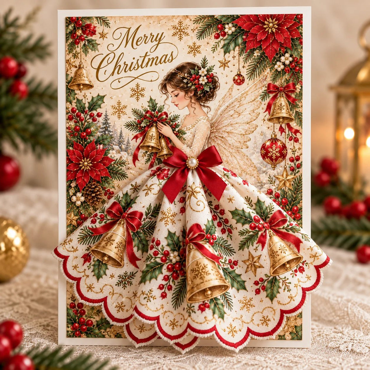 🪽✨3D Christmas Angel Greeting Card