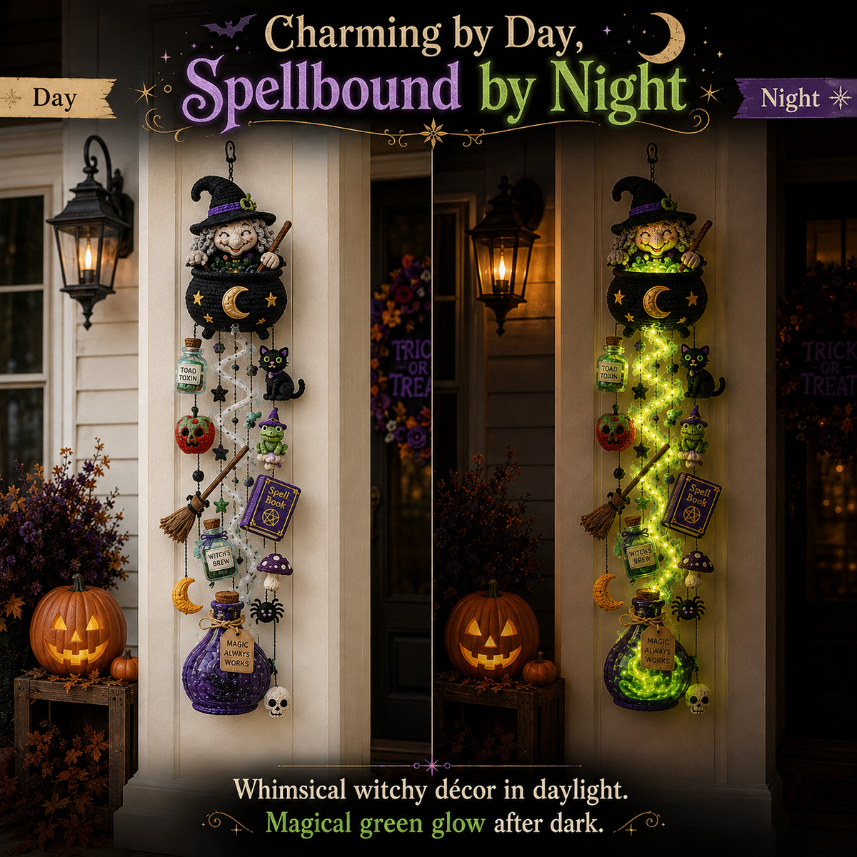 Haunted Glow Cascade Halloween hanging decoration