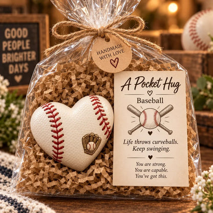 🔥Last Day 47% OFF- 🏆 Sports Pocket Hug | Inspirational Athlete Keepsake Gift