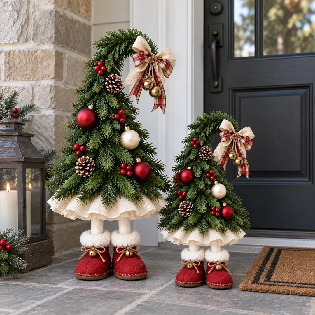 Whimsical Christmas Elf Tree Decor