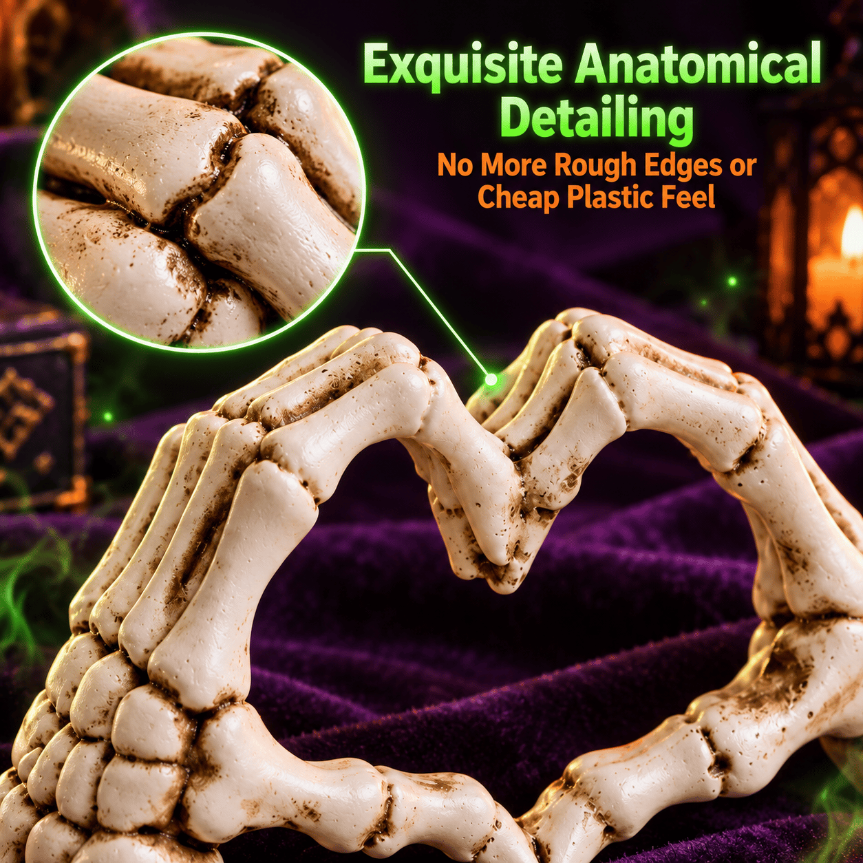 🎁Last Day Promotion 49% OFF🔥Gothic Skeleton Heart-Hand Statue