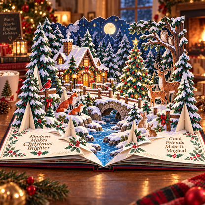 ⭐2026 USA Sale: Up to 50% OFF -3D Christmas Wonder Tales Pop-Up Book