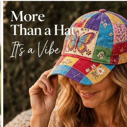 🦋🎶Coat of Many Colors — Country Queen Butterfly Cap
