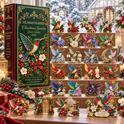 24 Days of Joy in Bloom — Hummingbird Christmas Garden Advent Calendar 2026