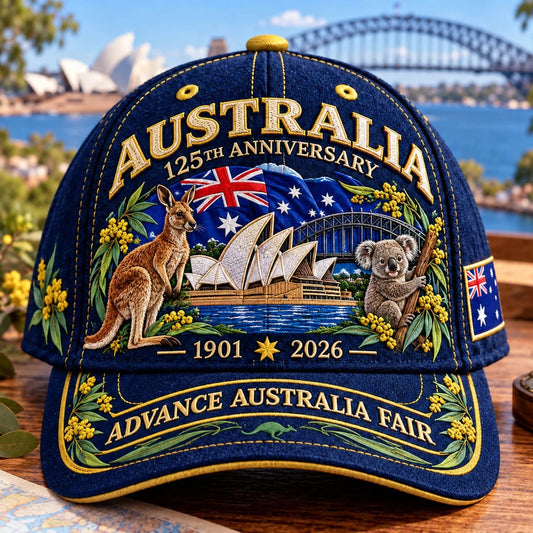 🦘Australia 125th Anniversary 1901–2026 Commemorative Cap