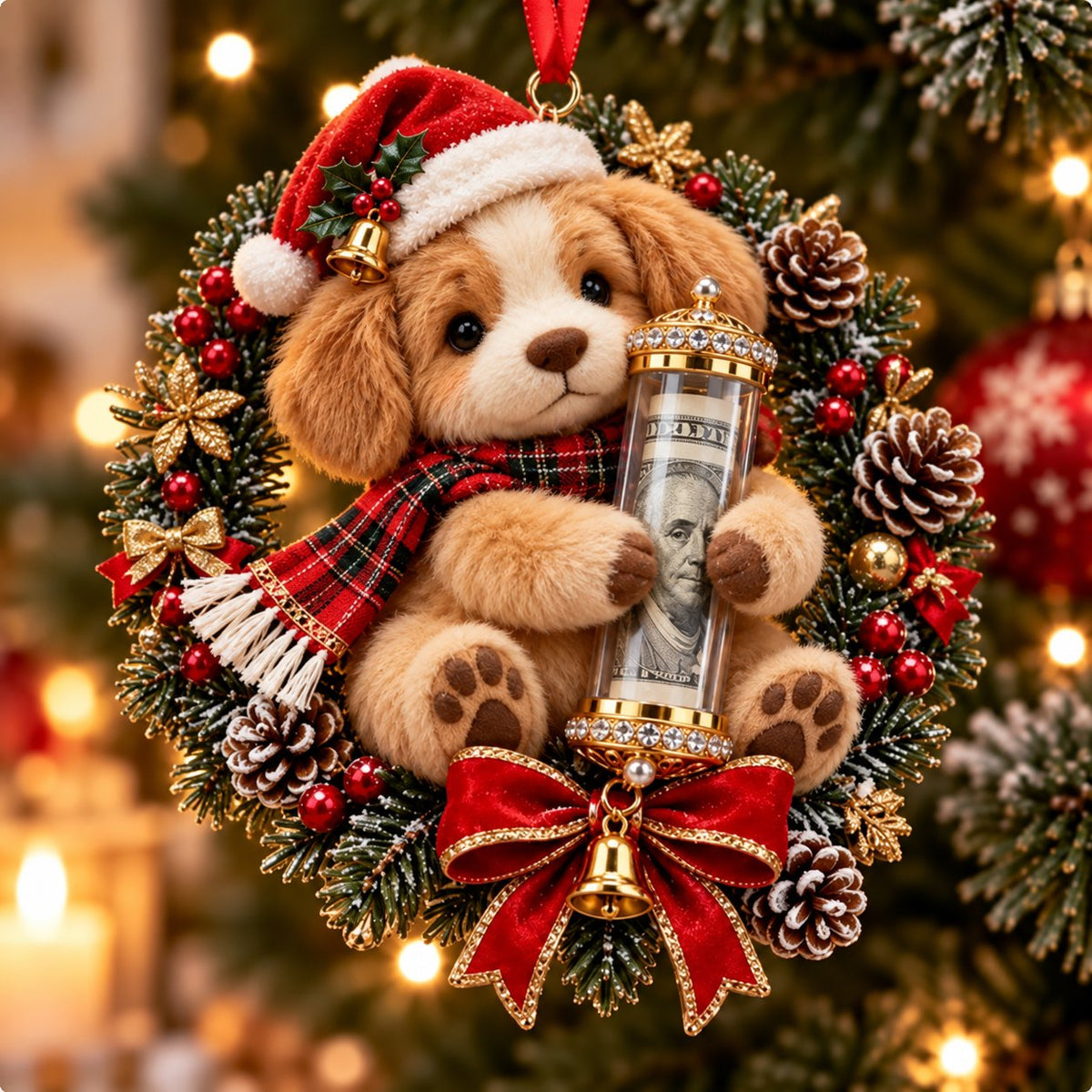 🎄 💵 Christmas Cash Gift Ornament -  ✨A Fun Way to Give Money This Christmas