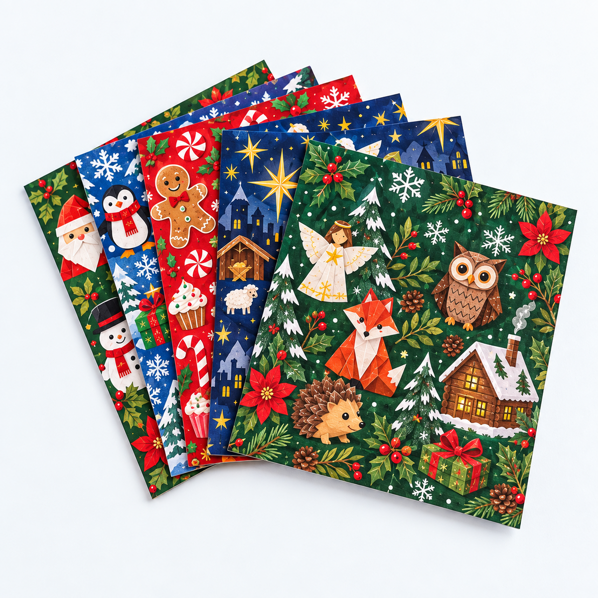 🧘Relaxing & Beginner-Friendly- 3D DIY Paper Christmas(💕Step-by-Step Guide Included)
