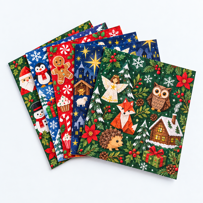 🧘Relaxing & Beginner-Friendly- 3D DIY Paper Christmas(💕Step-by-Step Guide Included)