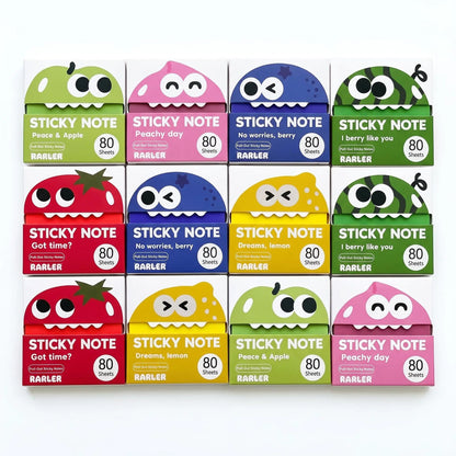 Cute Transparent Glitter Pull-Out Sticky Notes