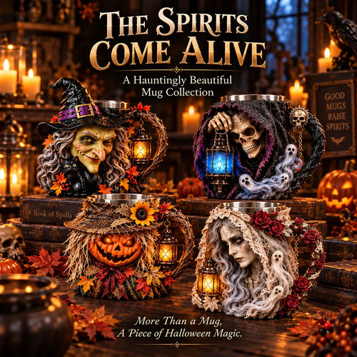 🔥 Halloween Sale: 49% OFF – 🎃 3D Halloween Character Mug Collection | 4 Sculpted Spooky Designs for Coffee, Décor & Collectors 👻