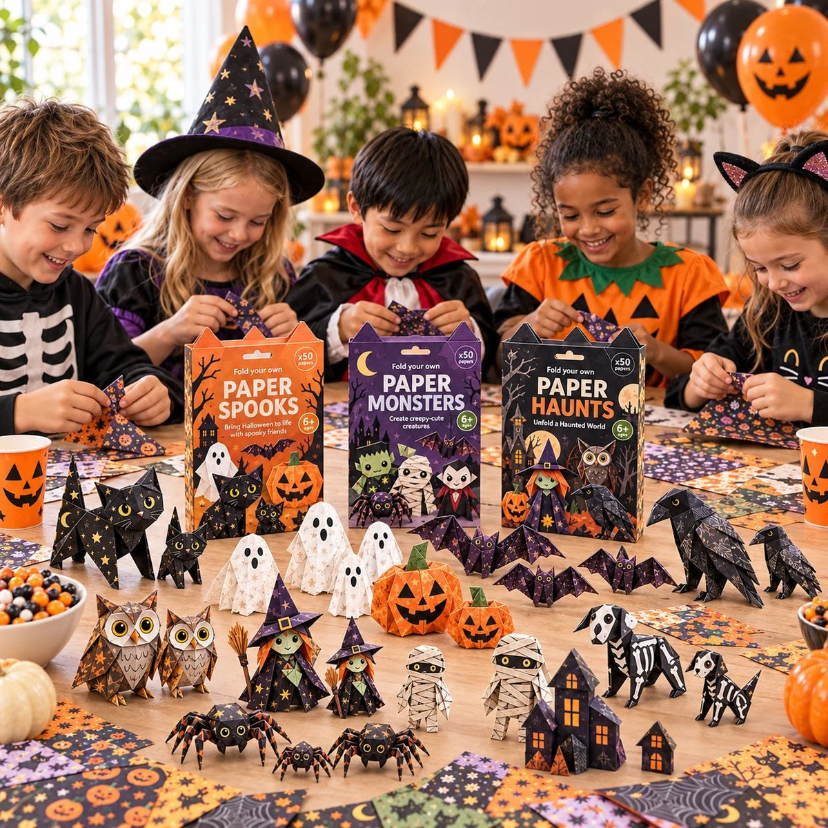 Halloween paper craft collection
