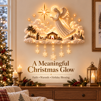 ✨ Angel of Bethlehem™ Christmas Blessing Wall Glow