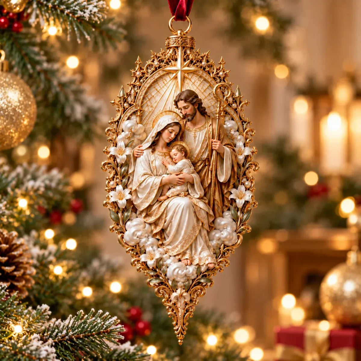 ⏳ Last Day 49% OFF – ✝️ Sacred Christmas Ornament Collection | 9 Faith-Inspired Designs with Sculptural Detail for Trees & Meaningful Gifts 🎄 - image 8