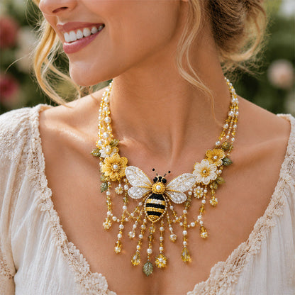 DIY Beaded Statement Necklace Kit ✨🧵