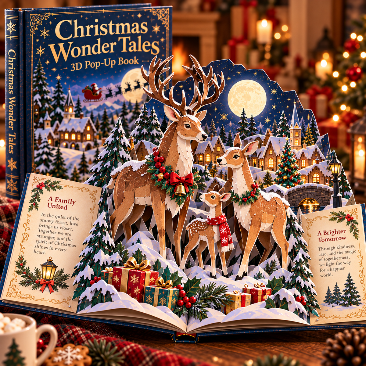 ⭐2026 USA Sale: Up to 50% OFF -3D Christmas Wonder Tales Pop-Up Book