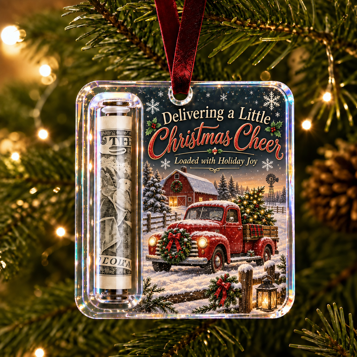 🎄💵 A Little Christmas Surprise™ Cash Gift Ornament Collection 🎁✨