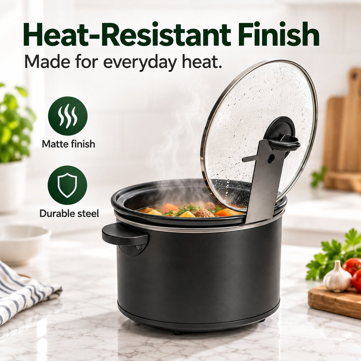 🔥LAST DAY 50% OFF - 🍳Multifunctional Anti-Slip Cooker Lid Stand - Space-Saving Kitchen Counter Organizer