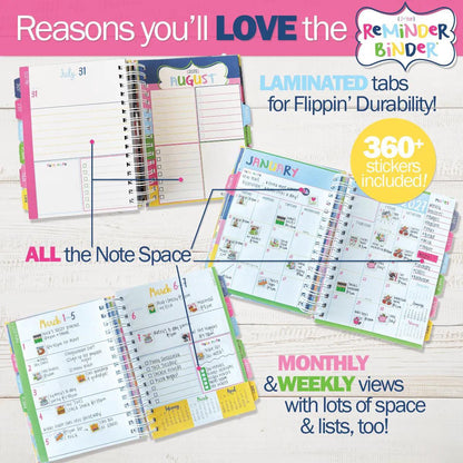 📅✨2027–2028 Reminder Binder® – 24-Month All-in-One Life Planner | January 2027 - December 2028