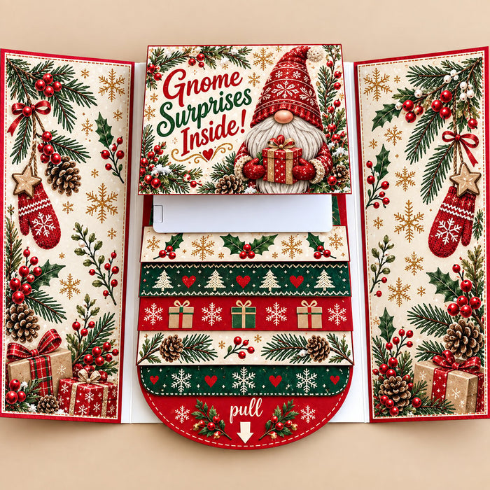 Gnome gift card booklet