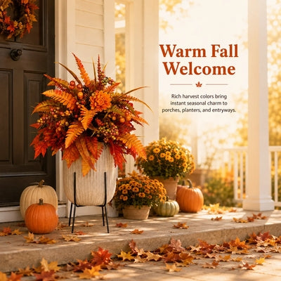 Warm Fall Welcome Autumn Floral