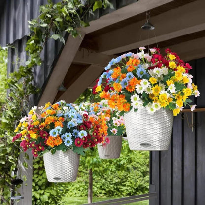 💥On Sale Today Only🌼- Artificial Outdoor Sunset Mums Flowers