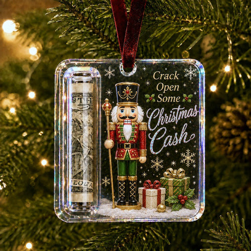 Nutcracker cash ornament