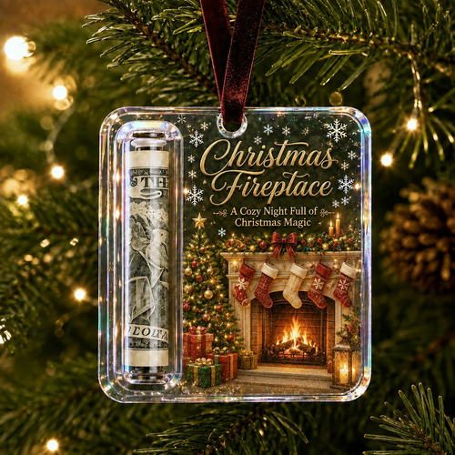 Fireplace cash ornament